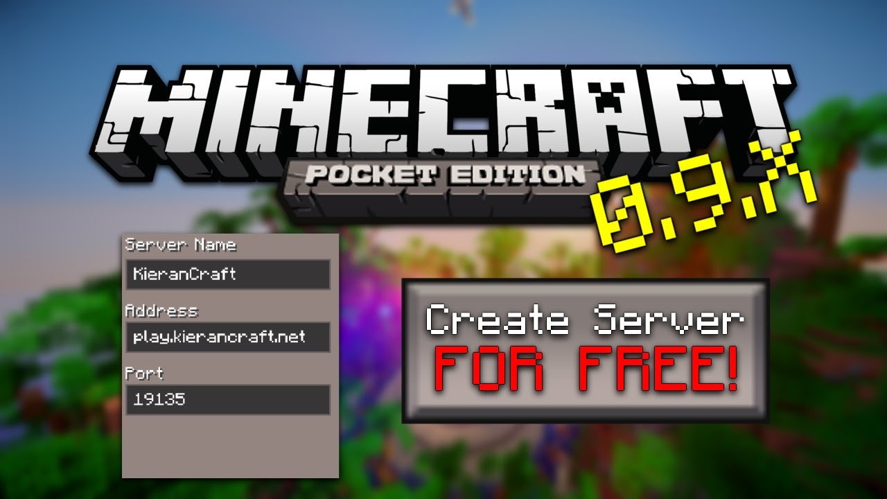 Do you know how to make a server in minecraft pe?  Free 